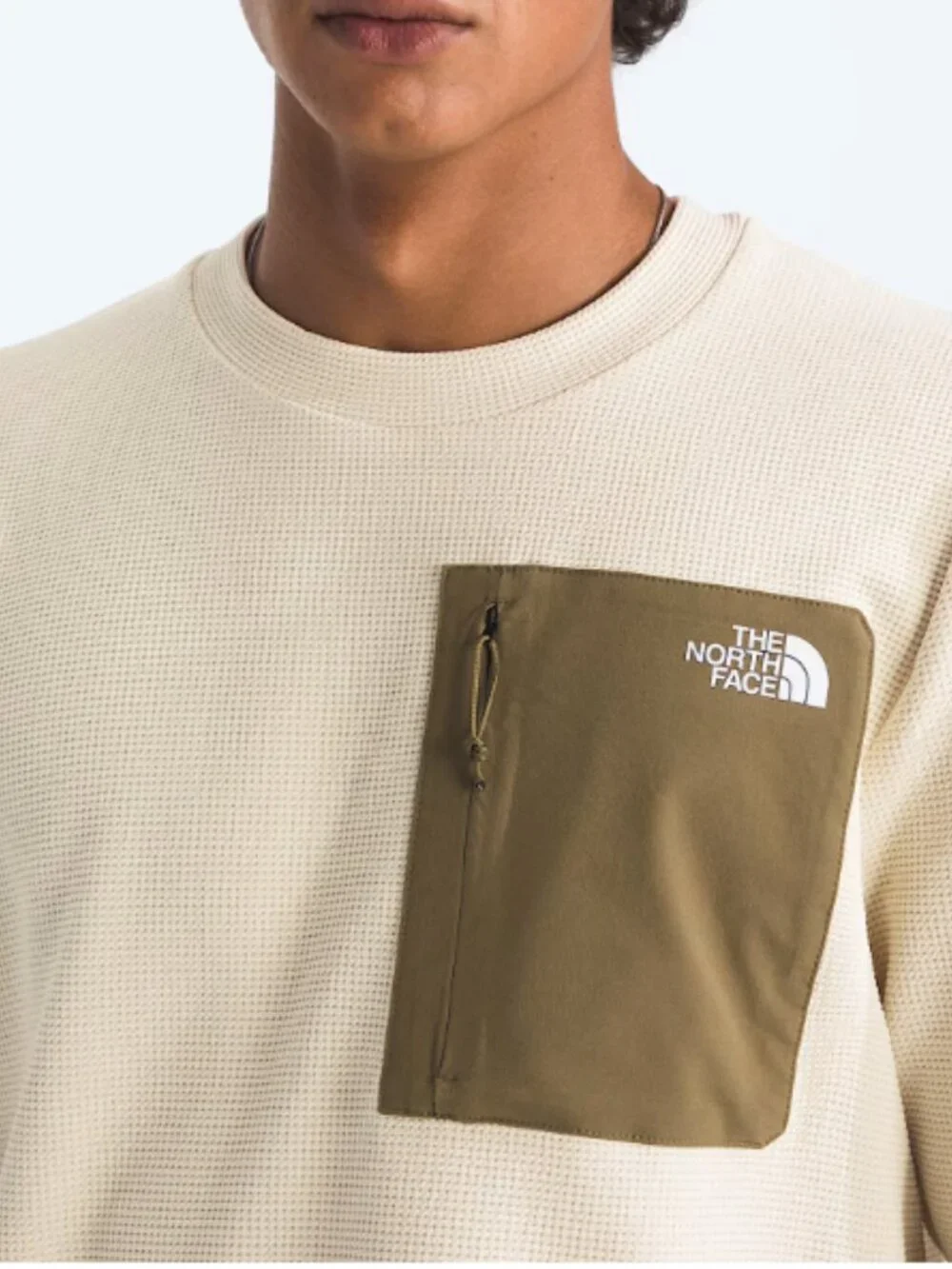 The North Face Men’s Kecha Sweatshirt 2XL Regular fit Khaki Stone NWT